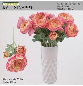 U000026991-CM-52 CAMELIA CON BOCCIOLO ROSA      CF300