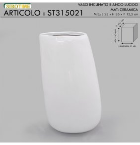 J0400315021-CM-23X15.5X36 VASO INCLINATO      CF008